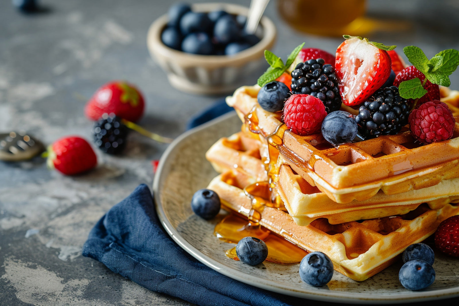 Przepis na gofry jak z budki! Najlepszy przepis