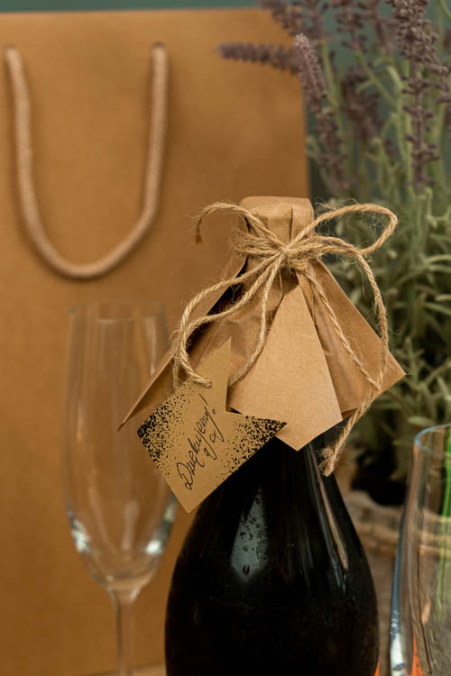 Winietki bileciki do prezentów KROPECZKI 10szt.