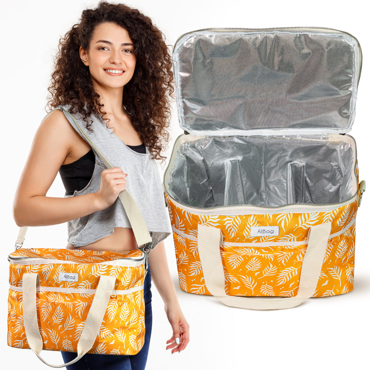 Torba termiczna - Pomarańczowa 17 l