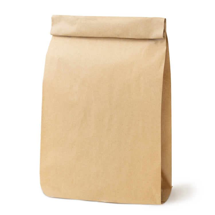 Torba fałdowa 150x290mm Brązowa 1000szt.