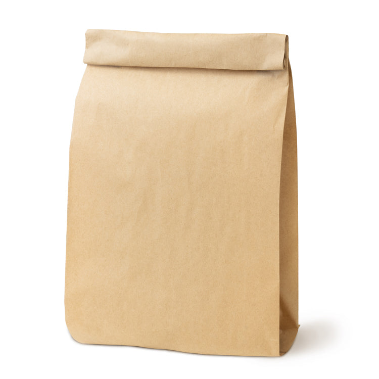 Torba fałdowa 180x340mm Brązowa 1000szt.