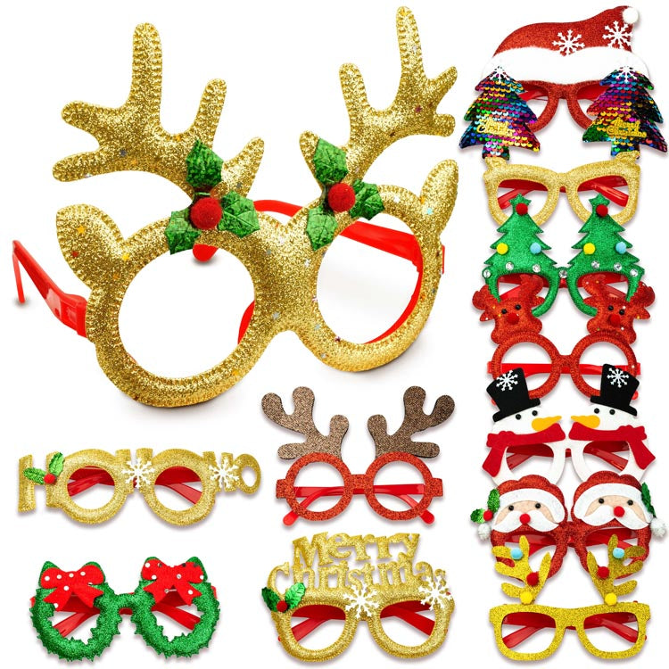 Okulary z motywem świątecznym 12szt.