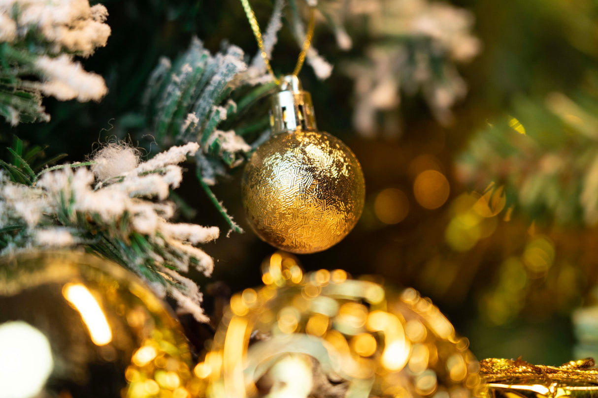 Bombki świąteczne Złote zestaw 100szt.