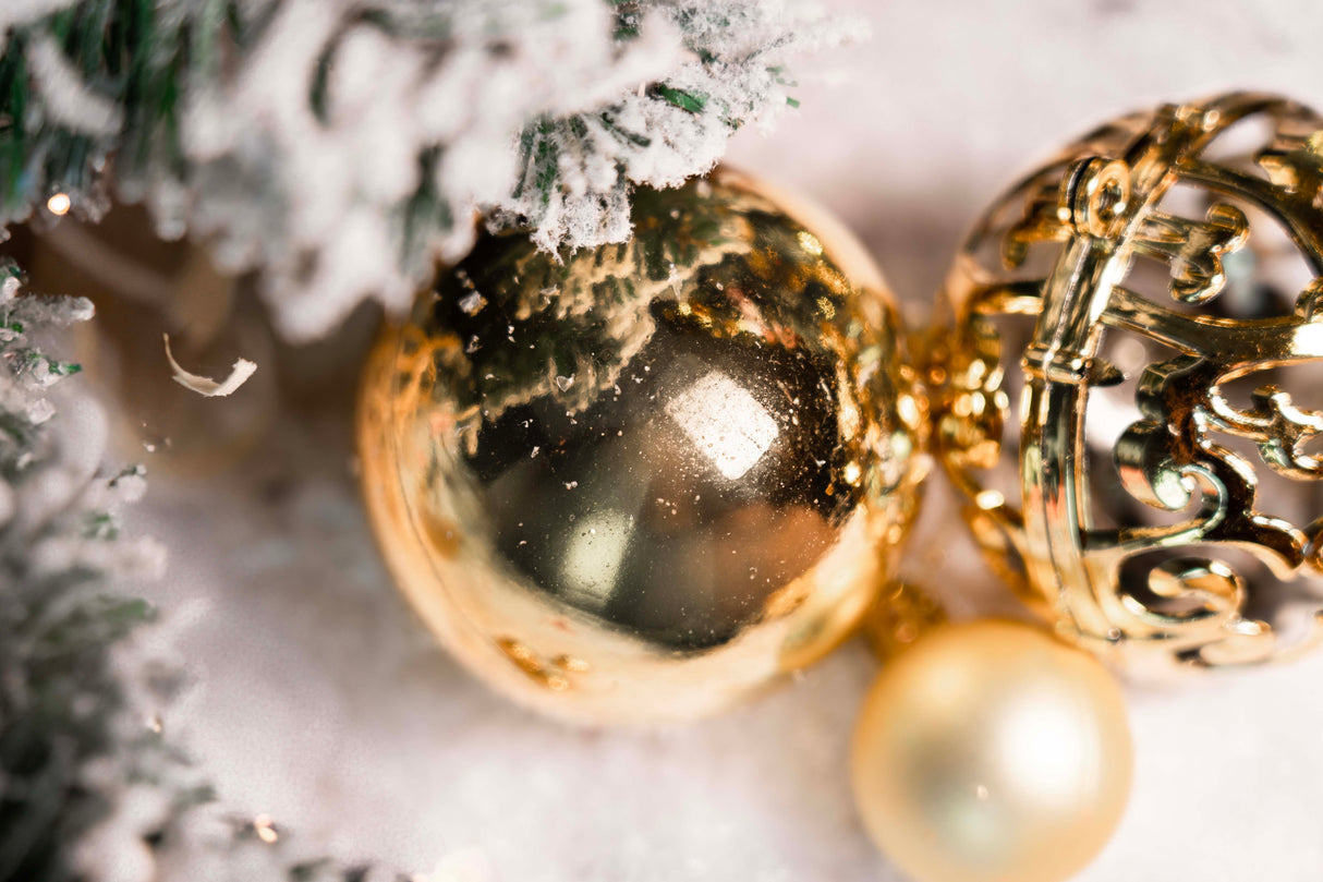 Bombki choinkowe Szampańskie zestaw 100szt.