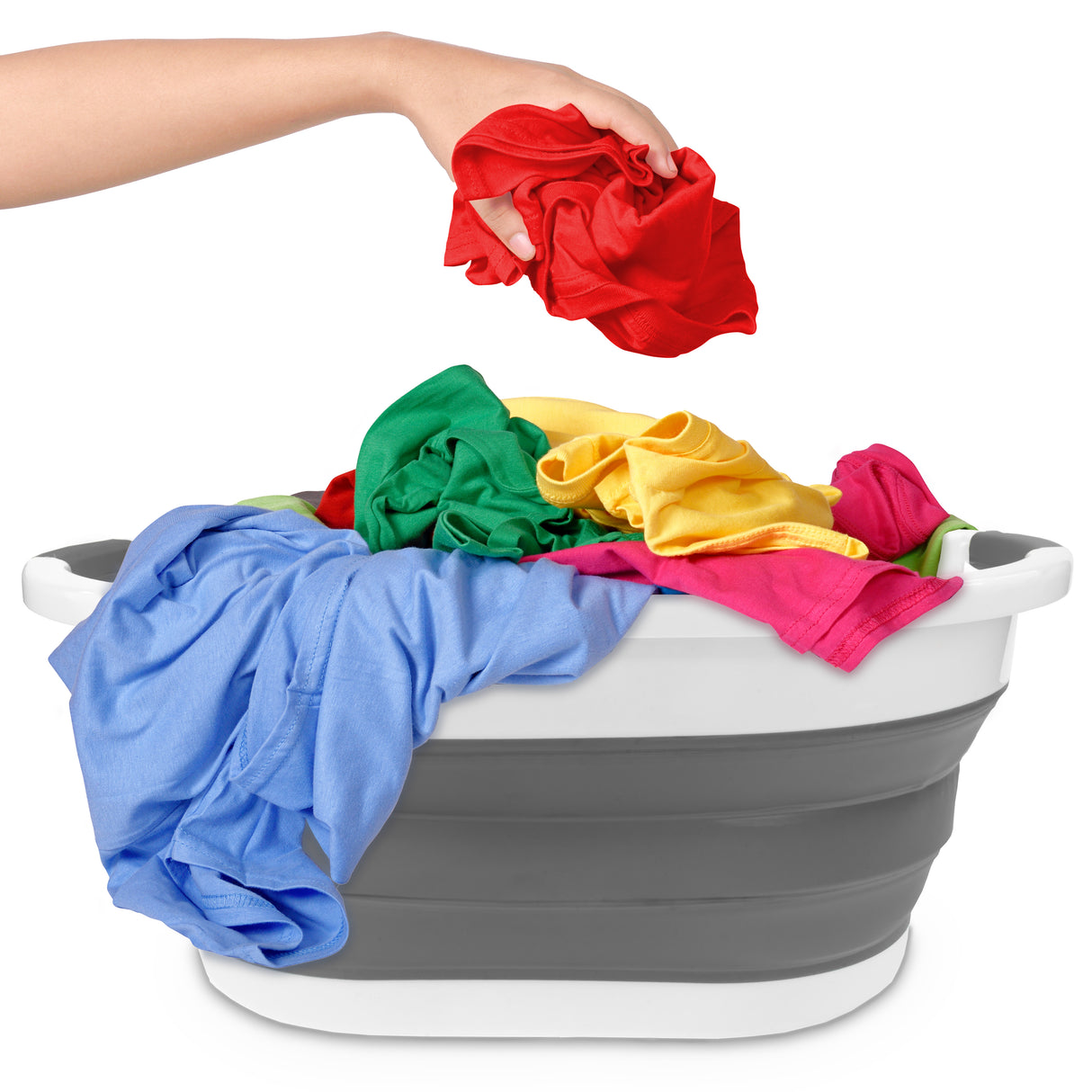 Składany Kosz Na Pranie Miska Silikonowa Wanienka