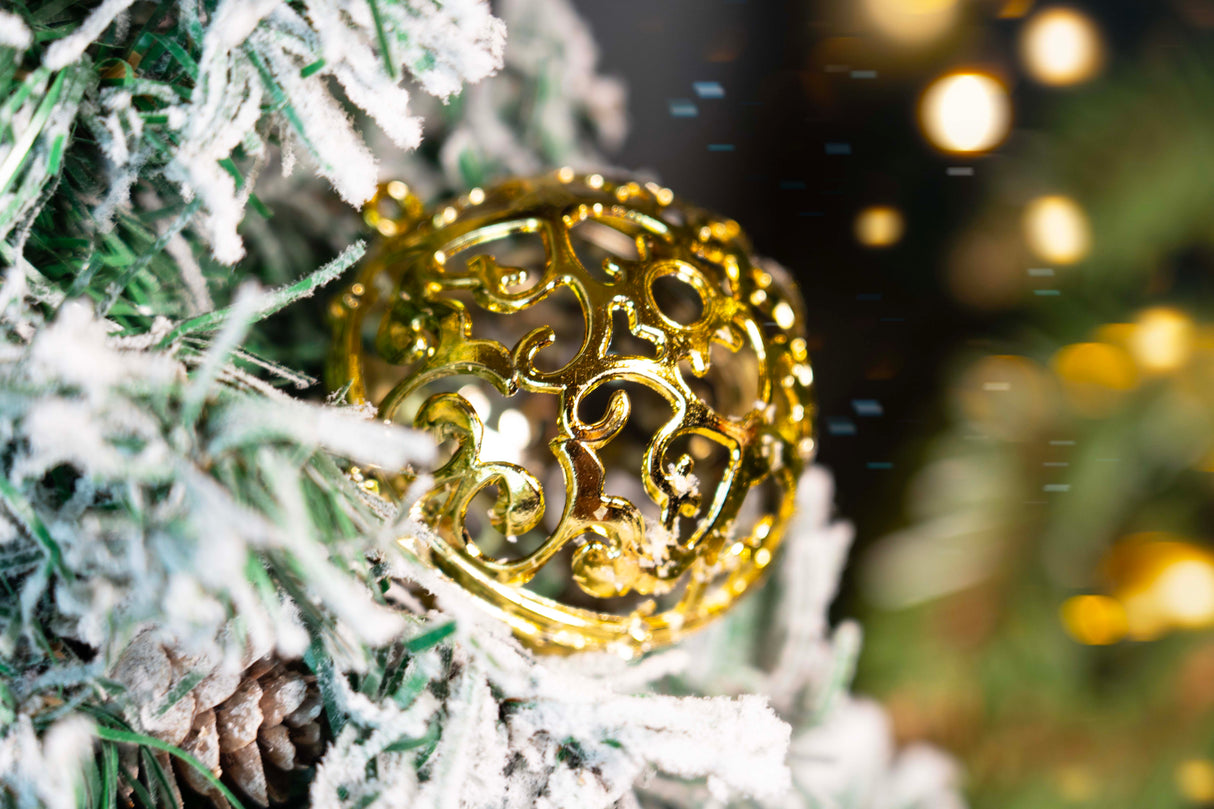 Bombki świąteczne Złote zestaw 100szt.