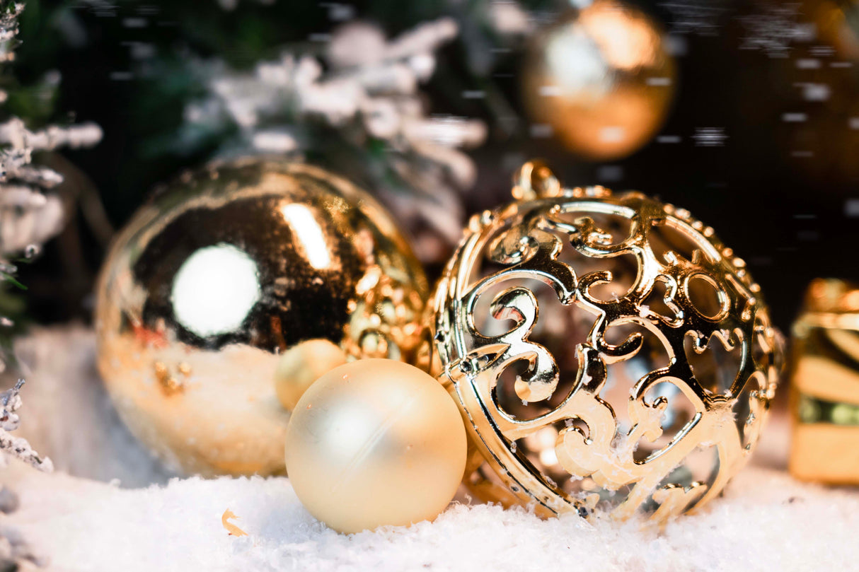 Bombki choinkowe Szampańskie zestaw 100szt.