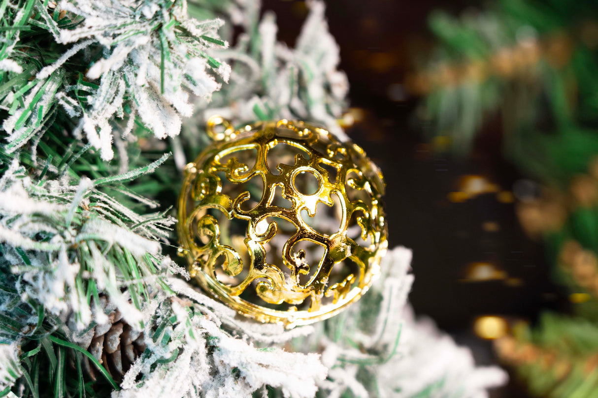 Bombki świąteczne Złote zestaw 100szt.