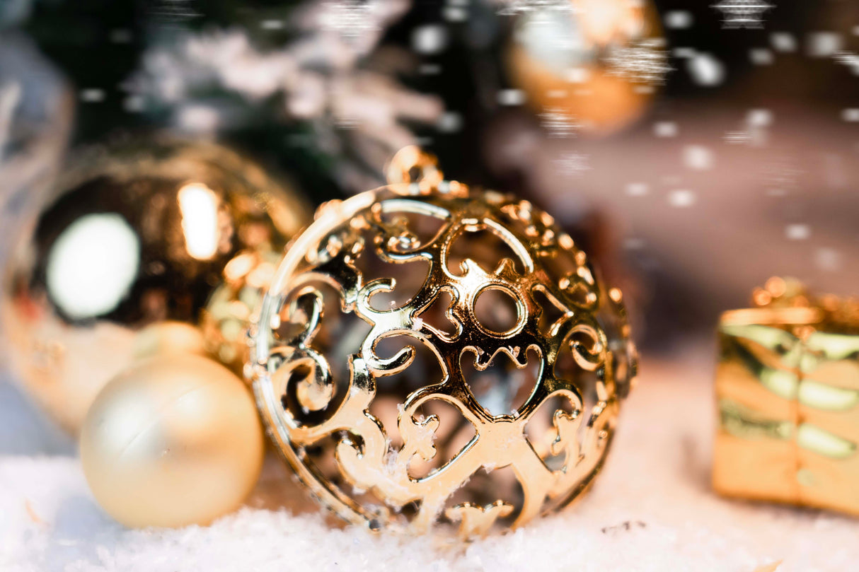 Bombki choinkowe Szampańskie zestaw 100szt.