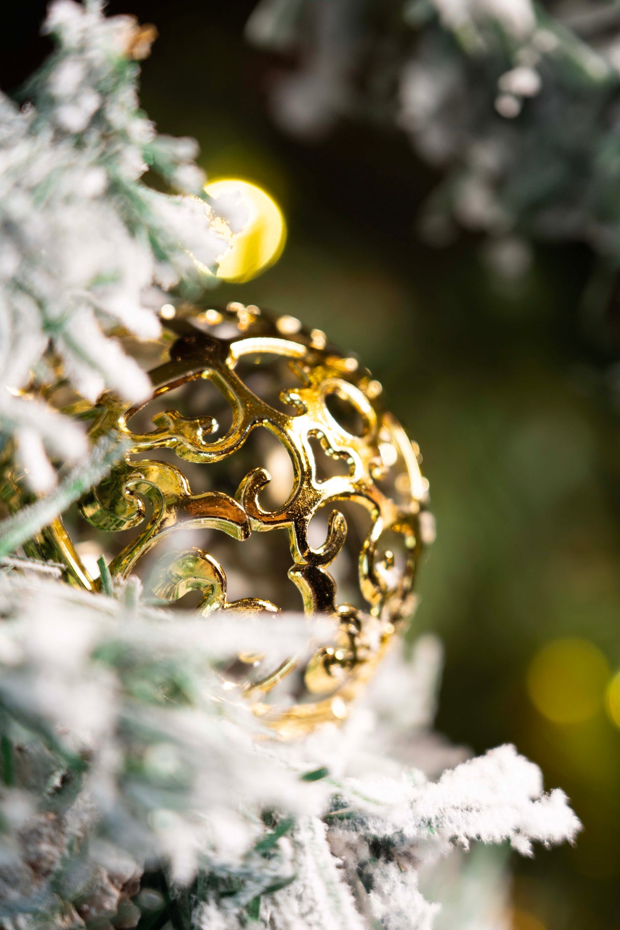 Bombki świąteczne Złote zestaw 100szt.