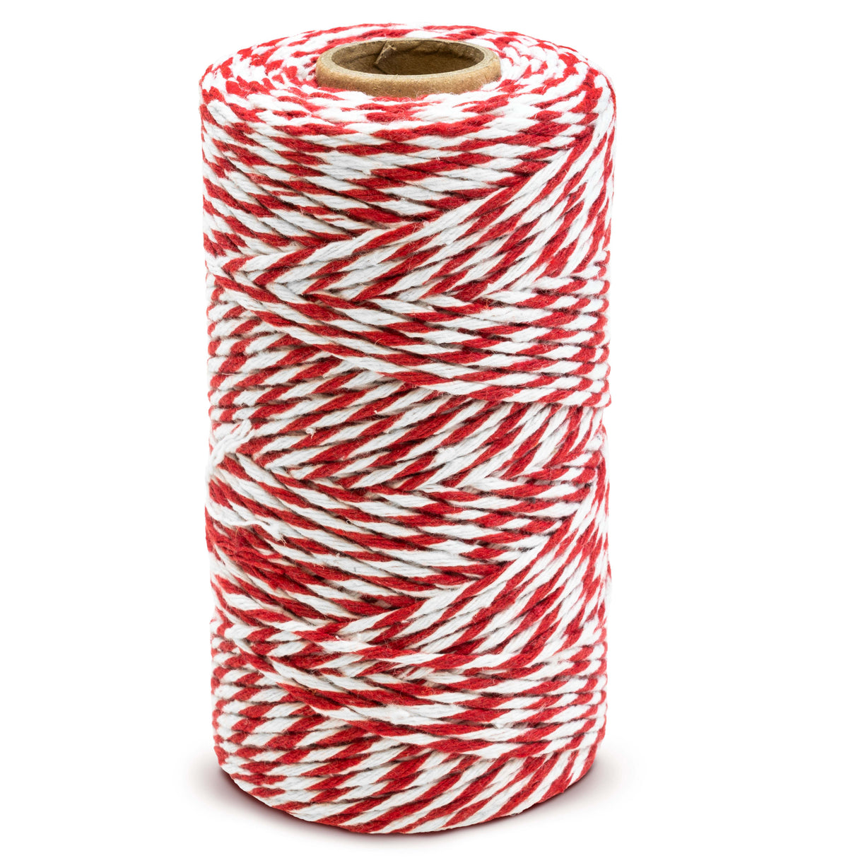 Sznurek bawełniany świąteczny Czerwono-biały