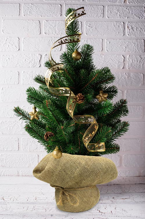 Worek jutowy na choinkę 50x80cm