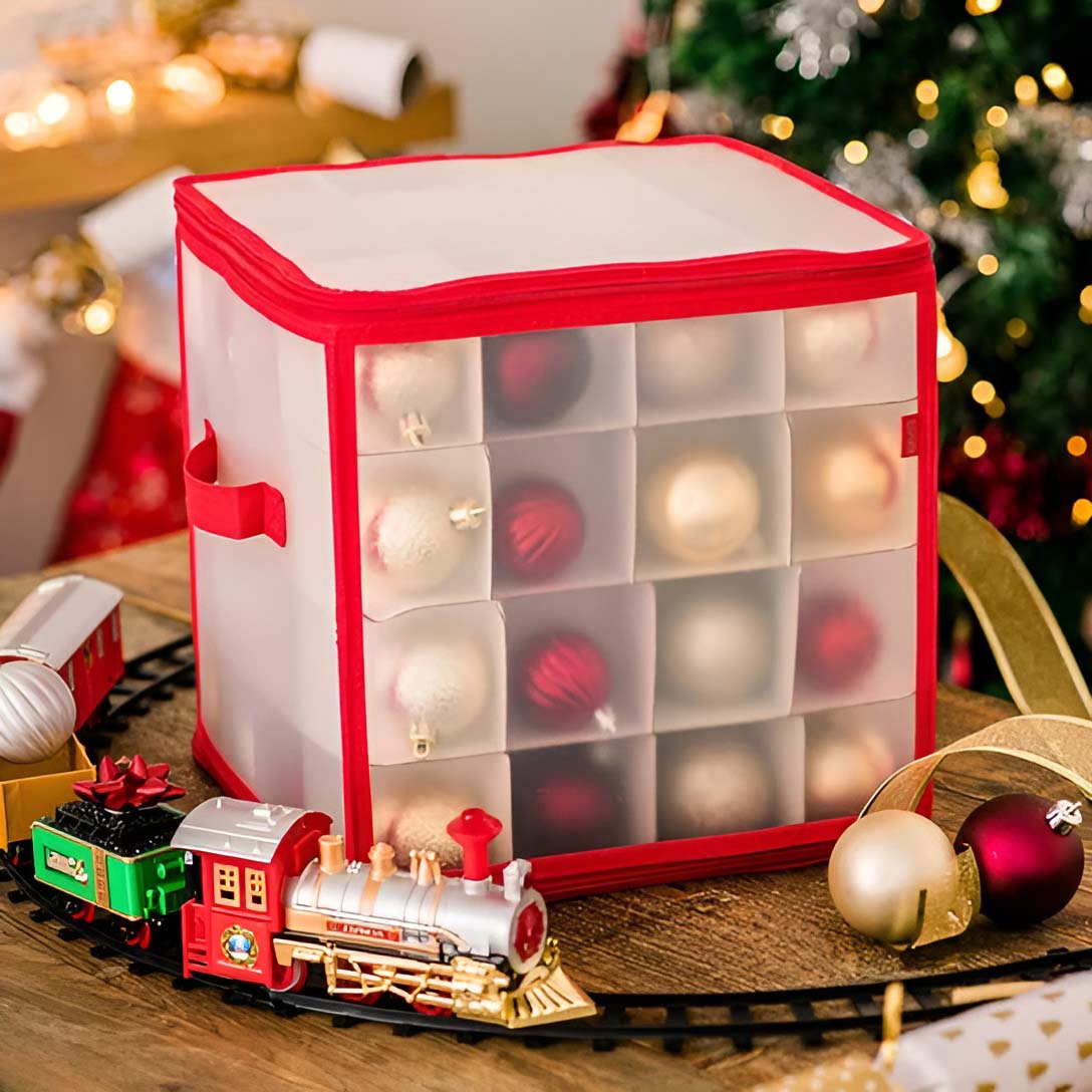 Pojemnik na bombki świąteczne z przegródkami