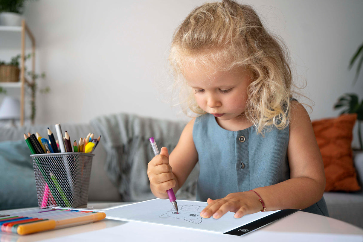 Podświetlana deska tablica kreślarska A4