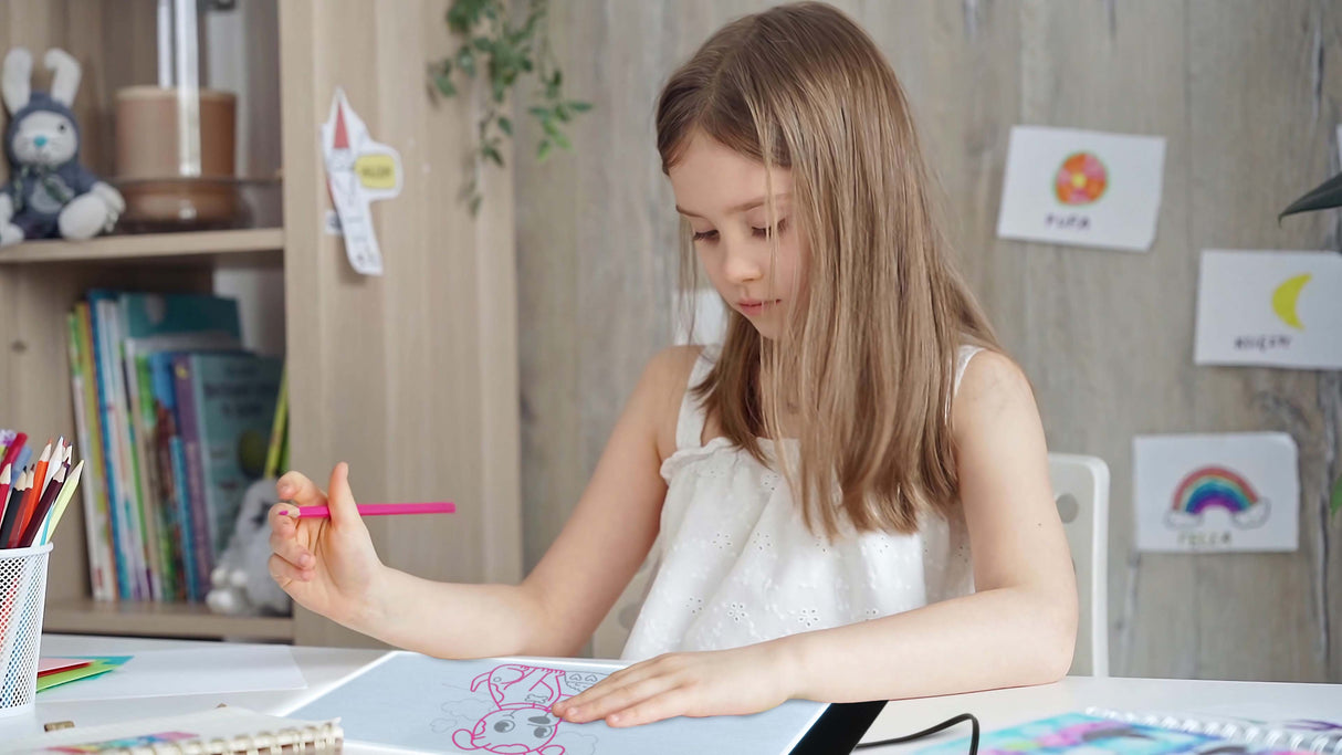 Podświetlana deska tablica kreślarska A4