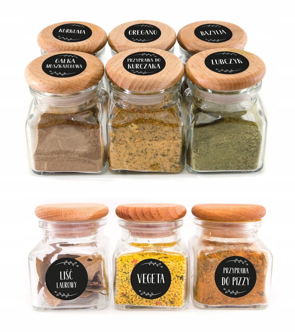 Naklejki na przyprawy 200szt.