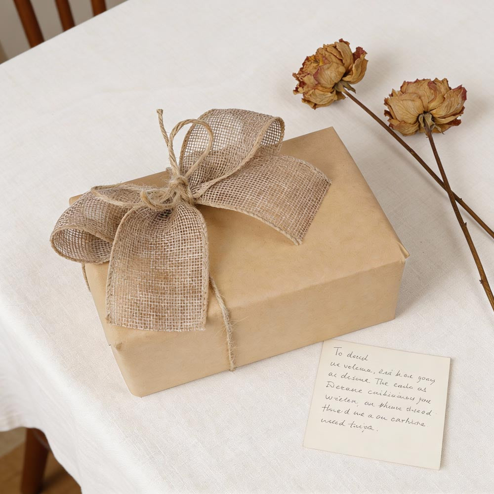 Naturalna jutowa wstążka dekoracyjna 10M