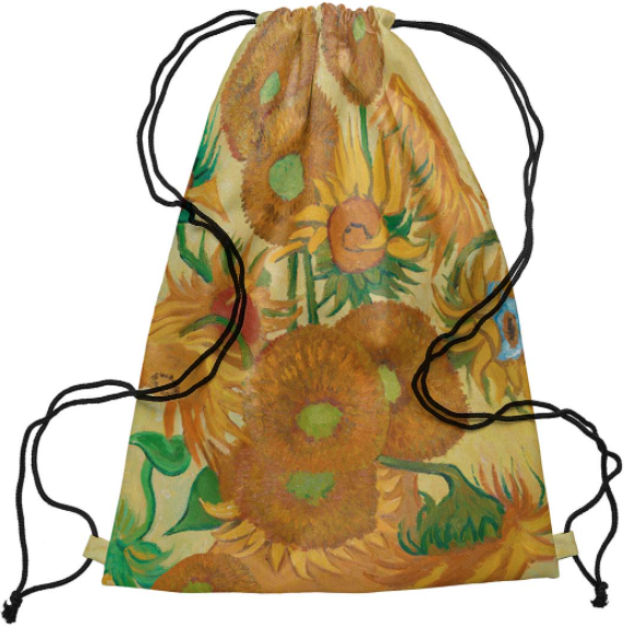 Plecak worek poliestrowy z nadrukiem Sunflowers Vincent