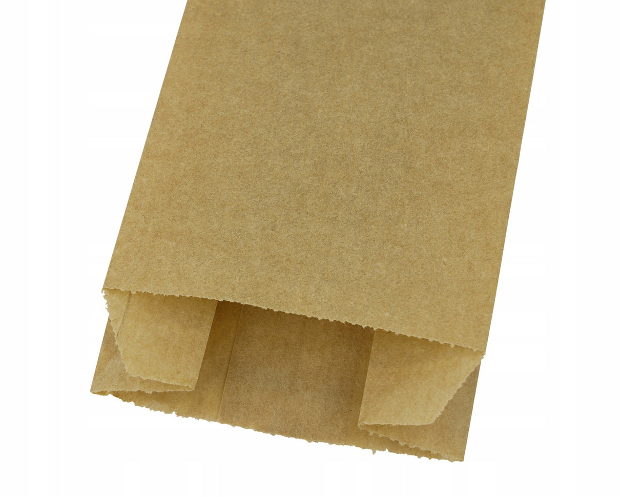 Torebka fałdowa 70x170 Brązowa 250szt.