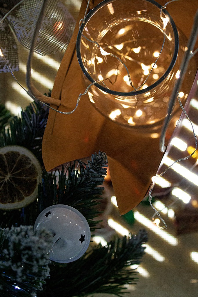 Torba papierowa świąteczna 240x100x320mm Czerwona Mikołaj