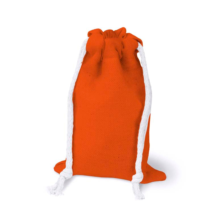 Worek bawełniany 100x150mm Pomarańczowy