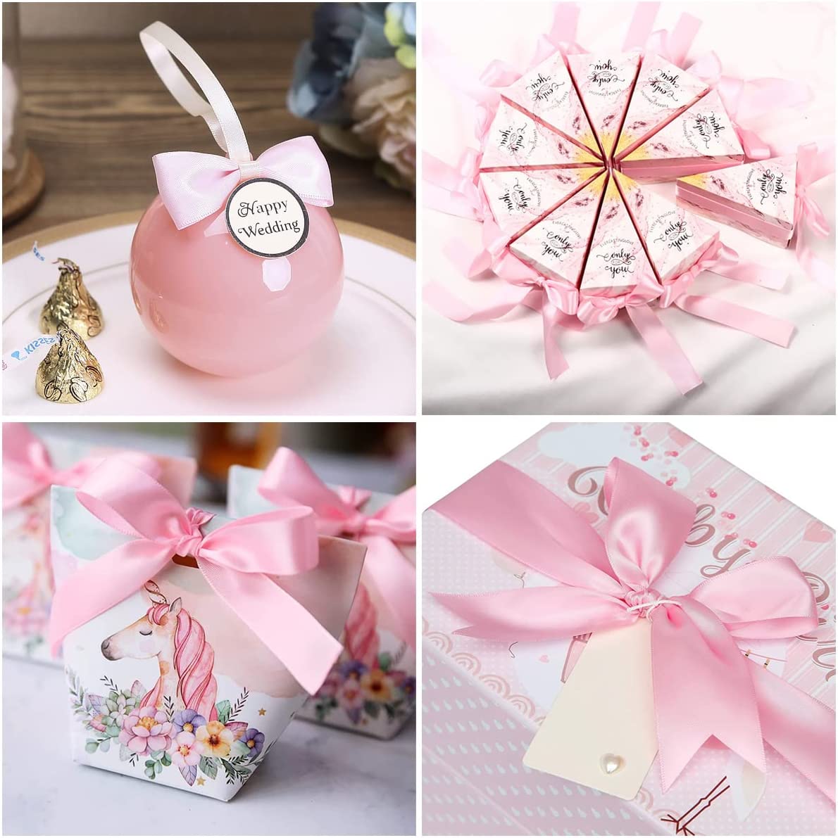 Tasiemka satynowa PUDROWY JASNY RÓŻ 25mm