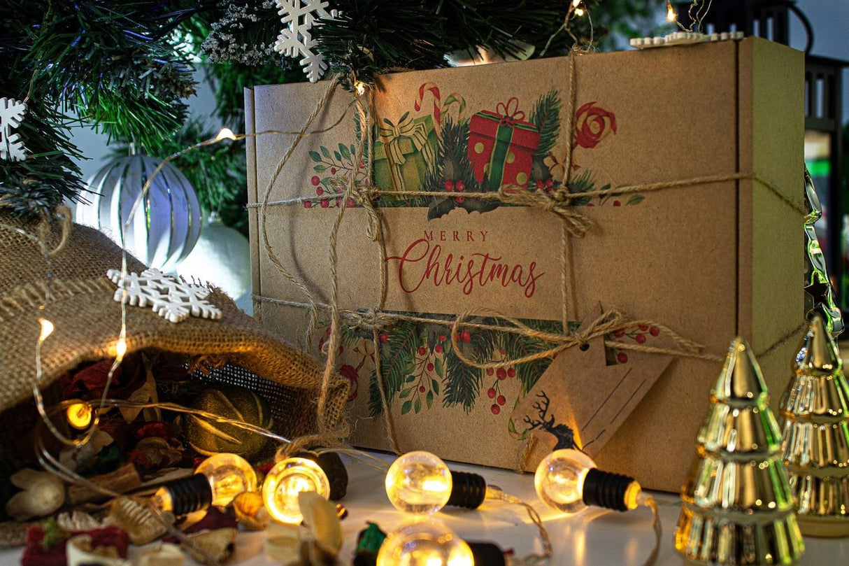 Kartony świąteczne prezentowe ZESTAW 3szt. MIKOŁAJ