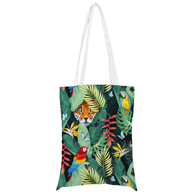 Torba bawełniana TYGRYS LIŚCIE 35x45cm