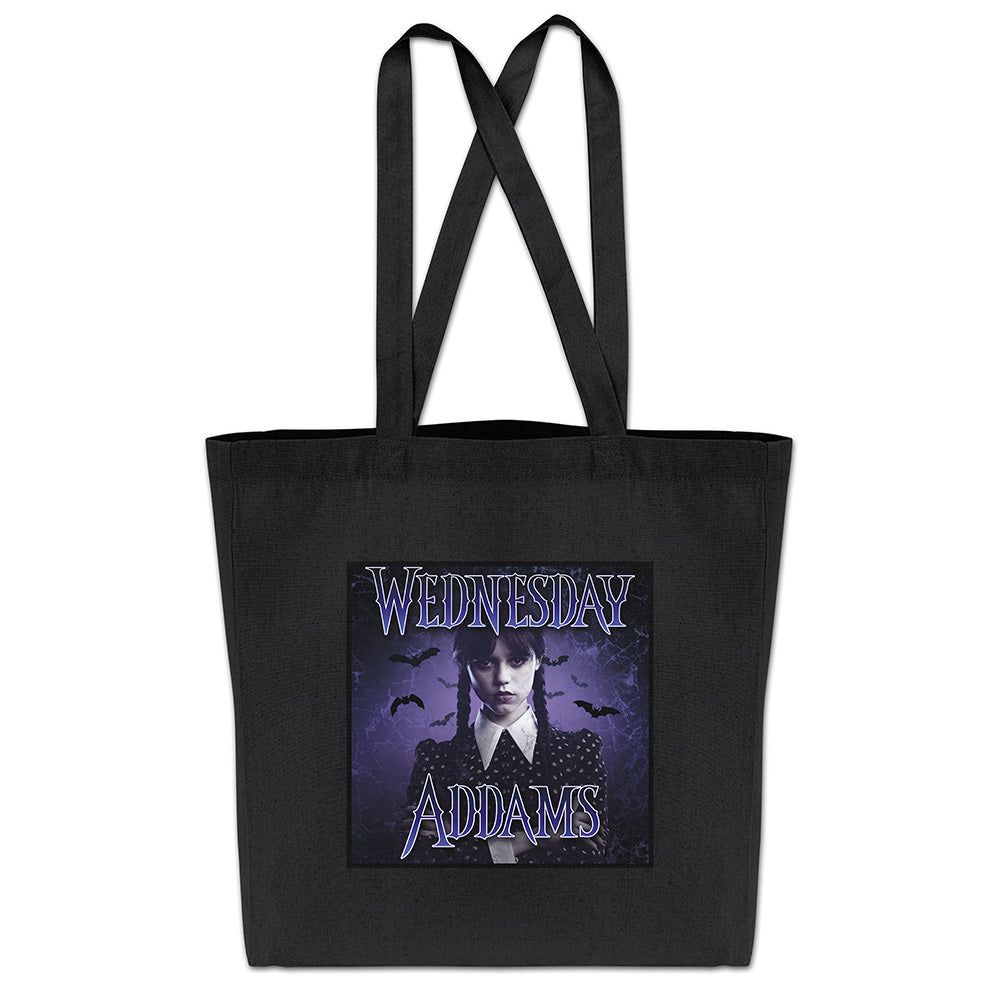 Torba bawełniana WEDNESDAY ADDAMS NIETOPERZE