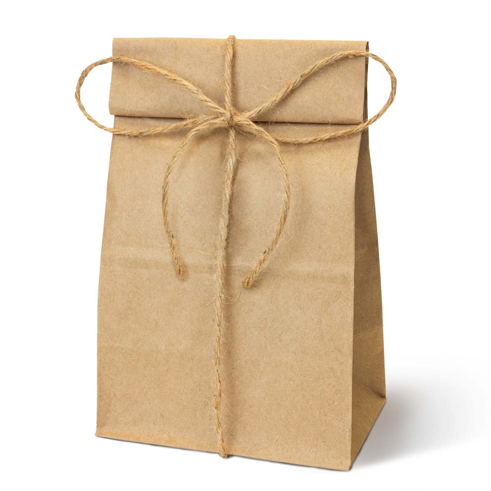 Torba papierowa klockowa 120x95x325mm Brązowa 1000 szt.