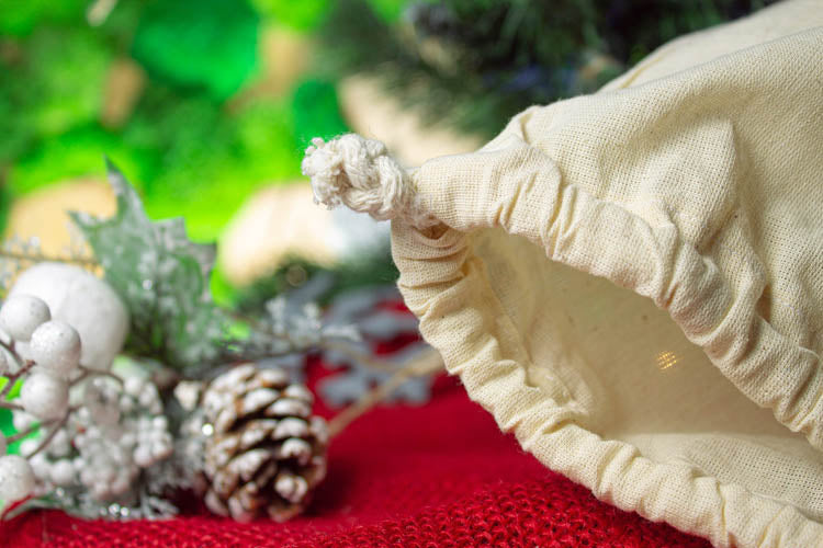 Worek świąteczny MIKOŁAJ 30x45cm