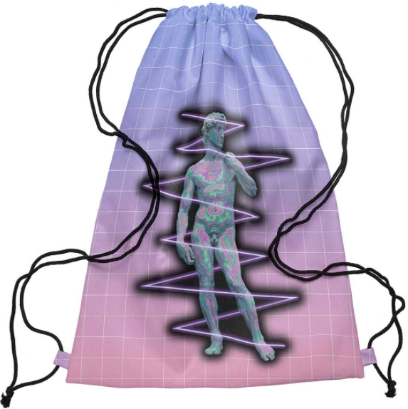 Plecak worek poliestrowy z nadrukiem David Zig Zag