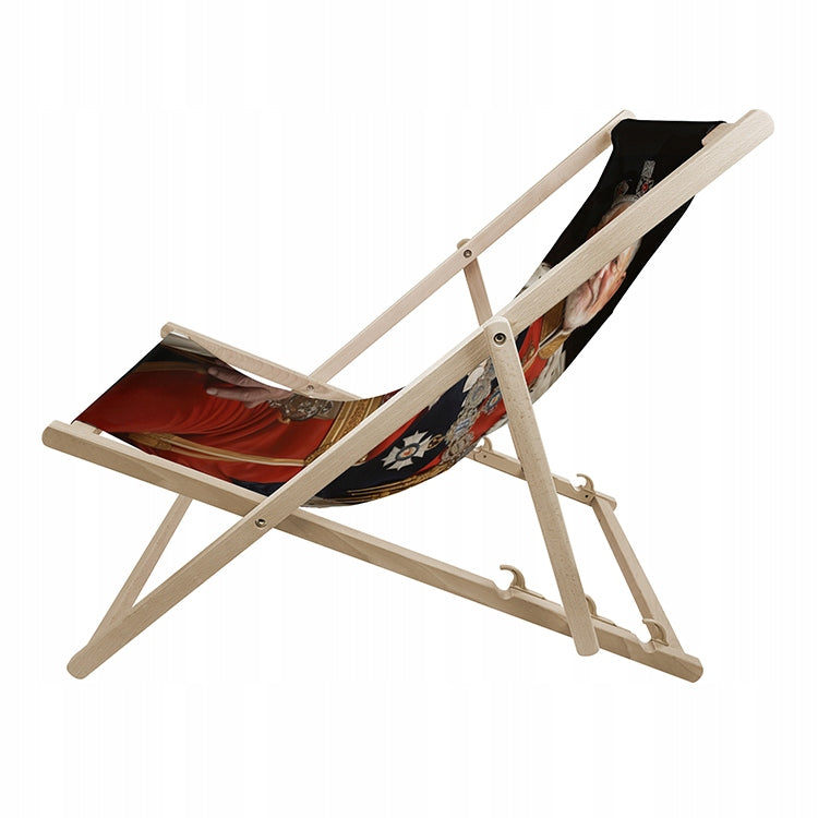 Leżak drewniany personalizowany Karykatura Prezent na Dzień Dziadka