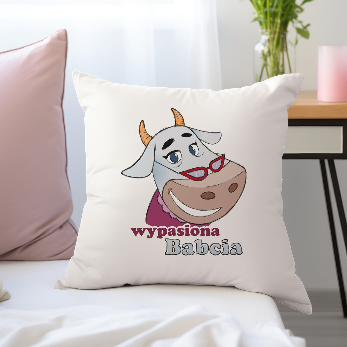 Poduszka na Dzień Babci - Wypasiona Babcia Prezent na Dzień Babci