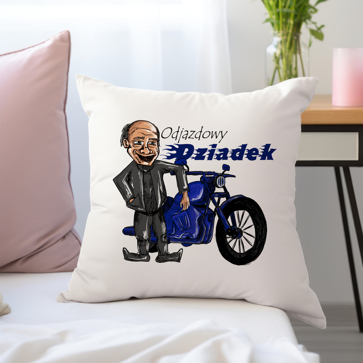 Poduszka na Dzień Dziadka - Odjazdowy dziadek Prezent na Dzień Dziadka
