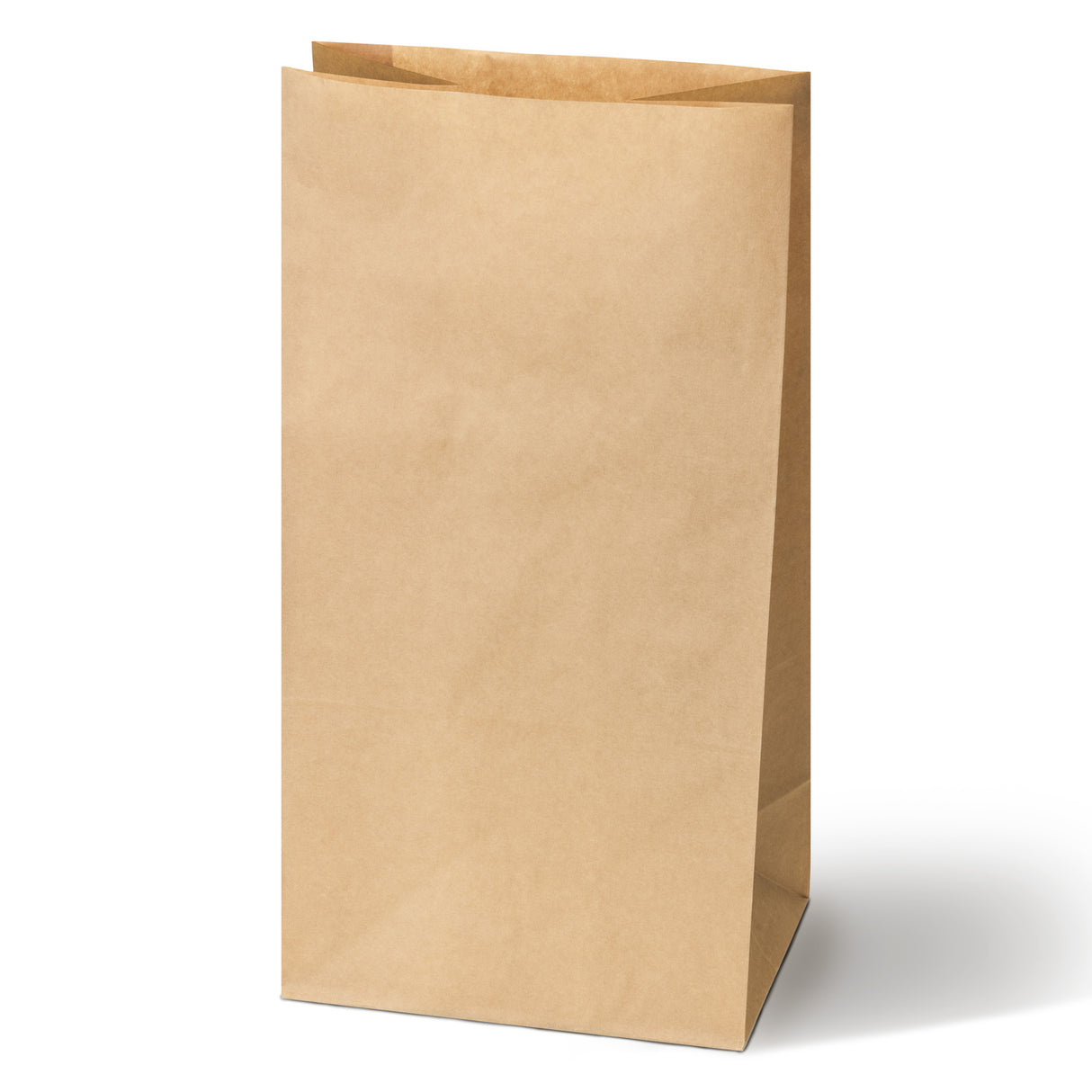 Torba papierowa klockowa 190x130x370mm Brązowa