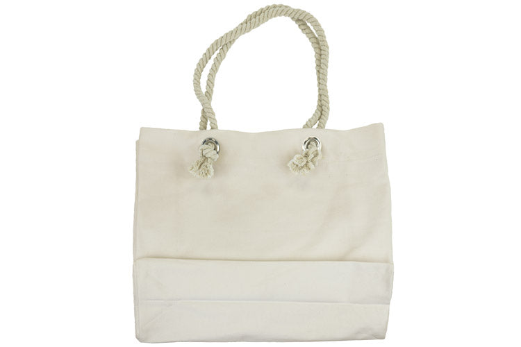 Torba bawełniana Ecru 420x140x140x380mm Plażowa