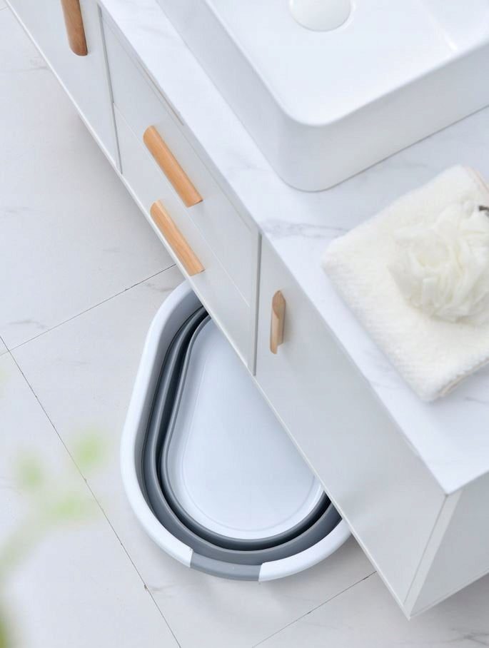 Składany Kosz Na Pranie Miska Silikonowa Wanienka