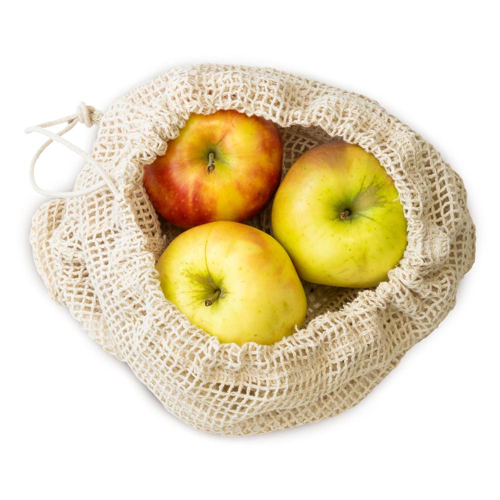 Worek z siatki bawełnianej 300x380mm Ecru