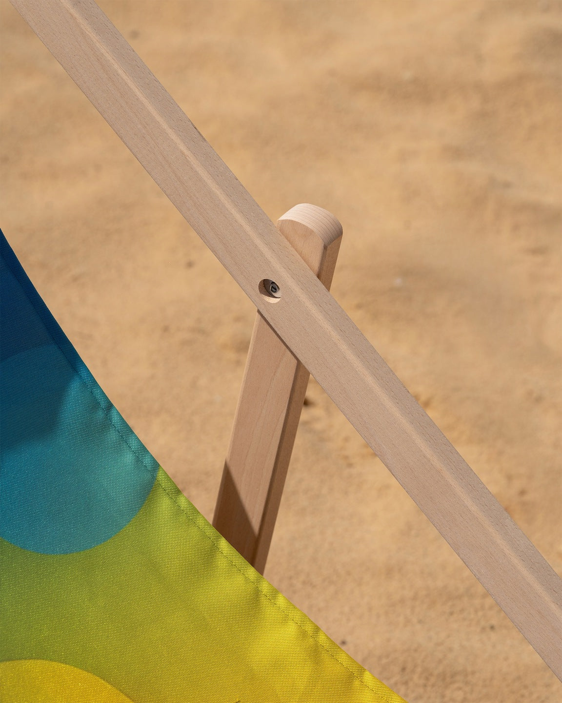 Leżak drewniany - Podwójny REKLAMOWY + Zwiewka