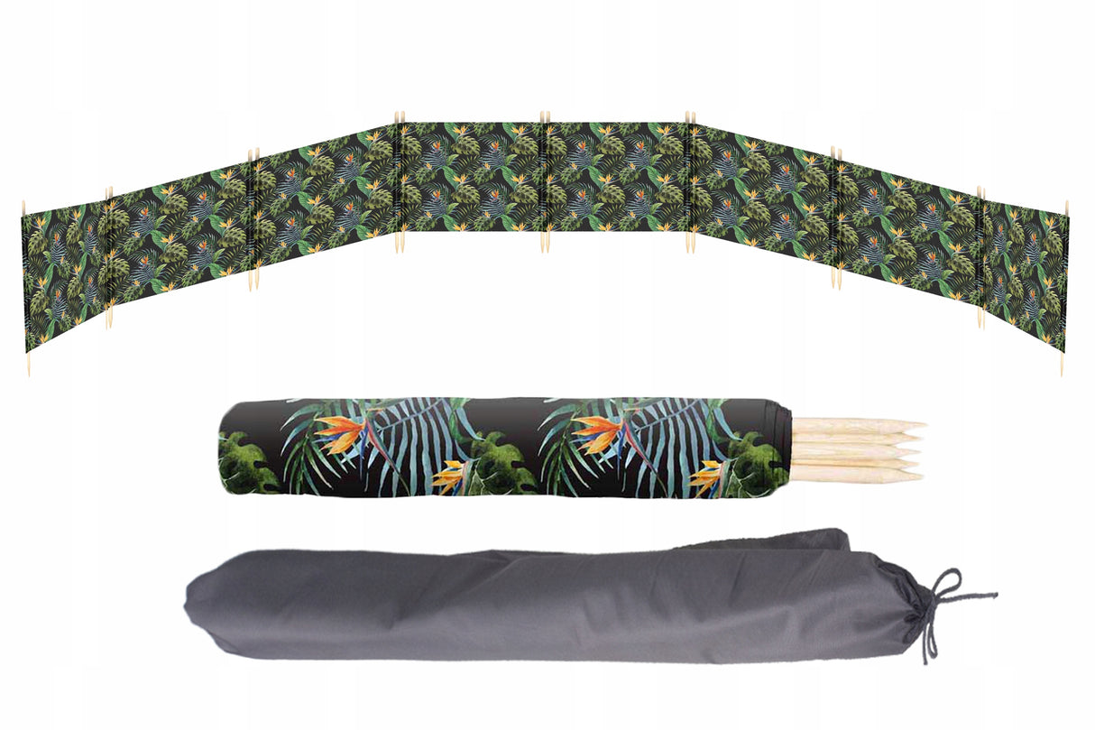 Parawan plażowy 8M MONSTERA