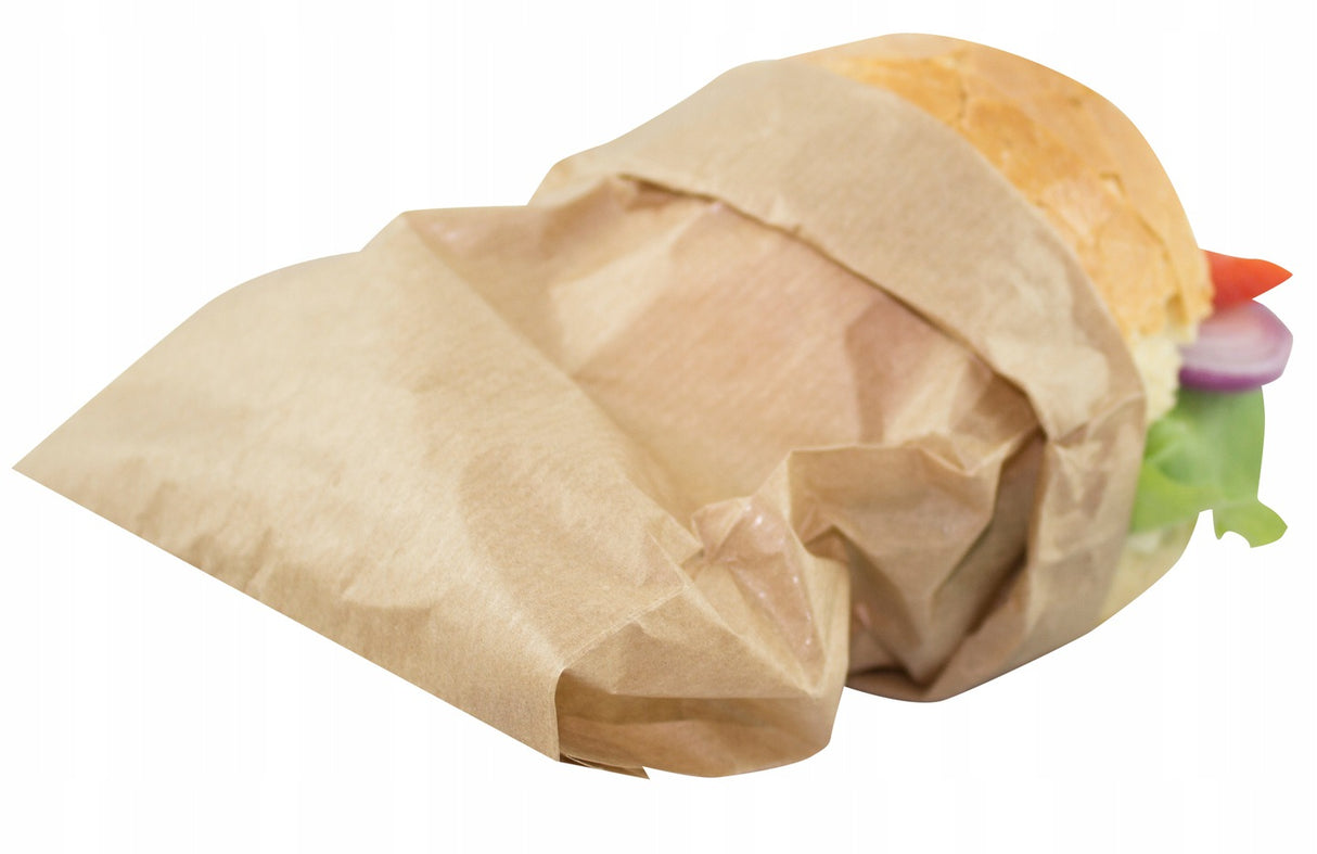 Torba fałdowa 120x210mm Brązowa 1000szt.