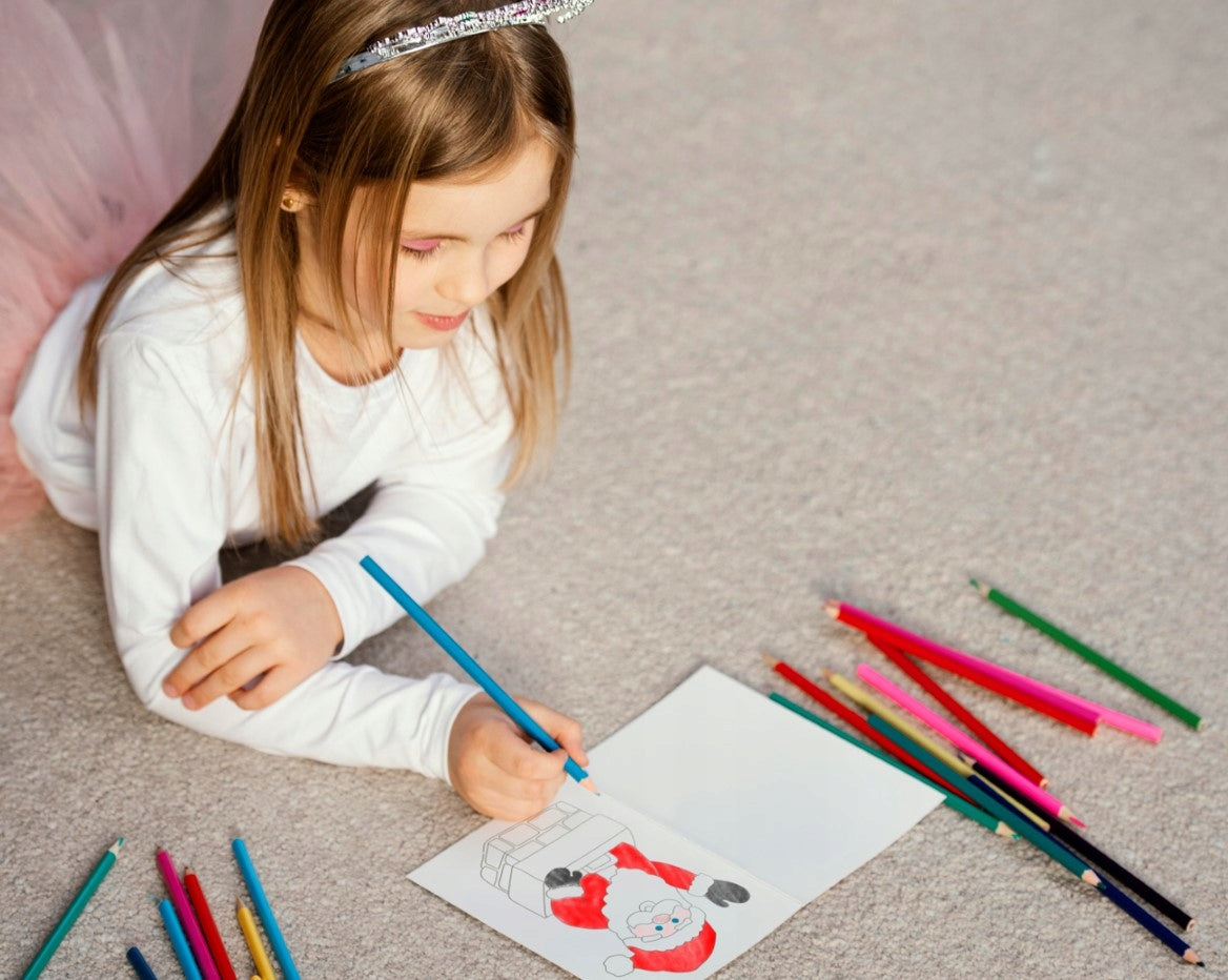 Świąteczne Kolorowanki dla Dzieci Zestaw 6 szt.