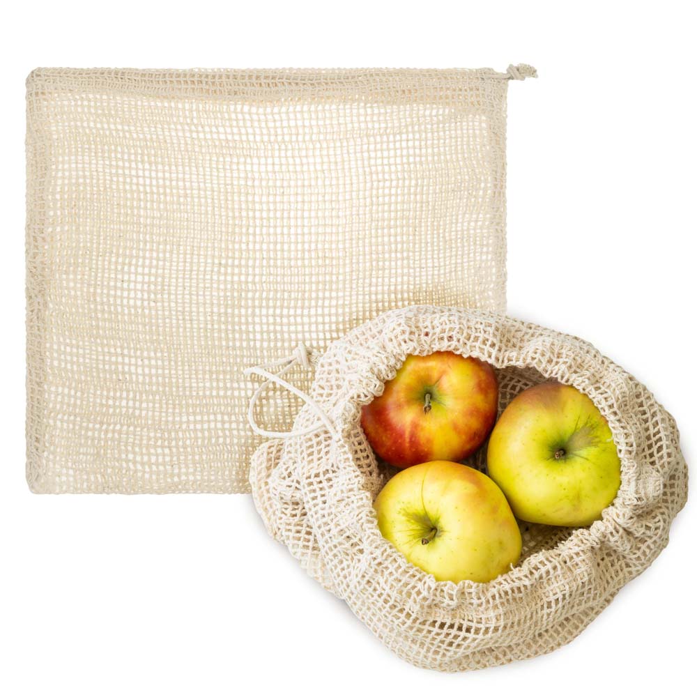 Worek z siatki bawełnianej 300x380mm Ecru