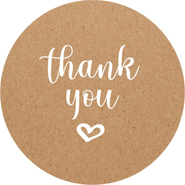 Naklejki THANK YOU ozdobne 10szt.