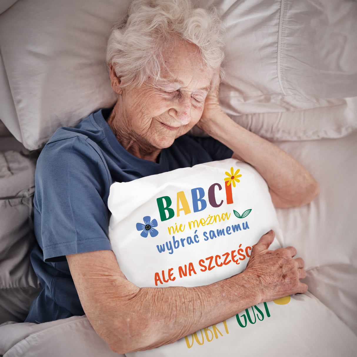 Poduszka na Dzień Dziadka - Dziadek ma dobry gust Prezent na Dzień Dziadka