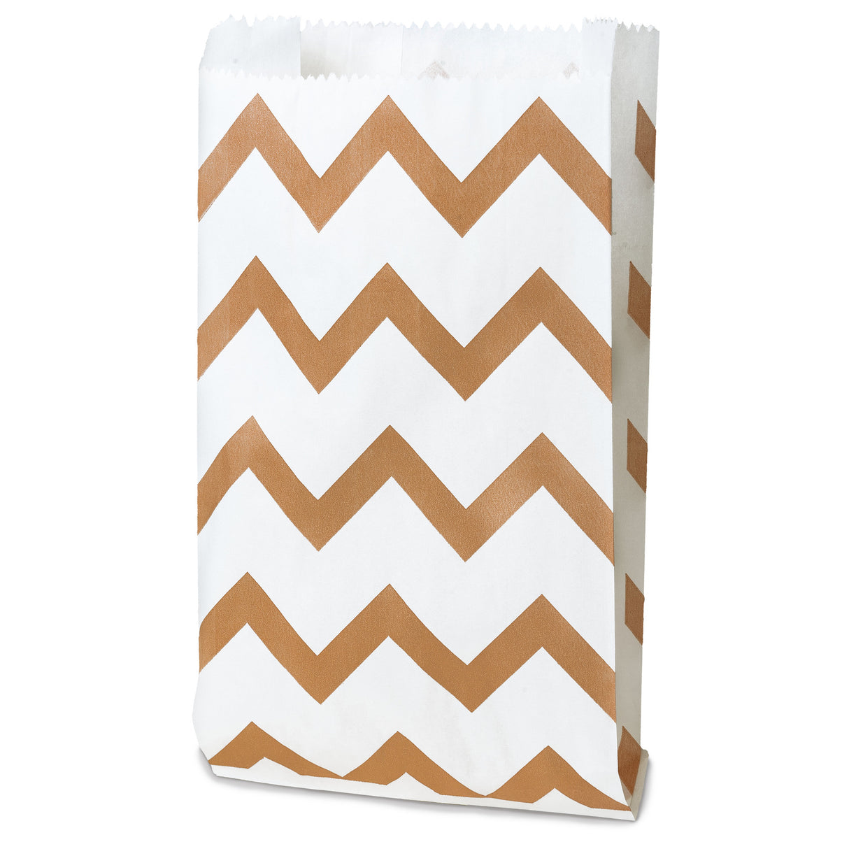 Torba fałdowa 120x210mm w zygzaki Biała 25szt.