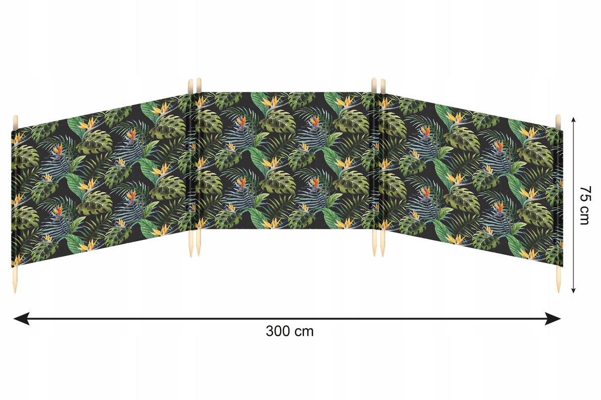 Parawan plażowy 3M MONSTERA