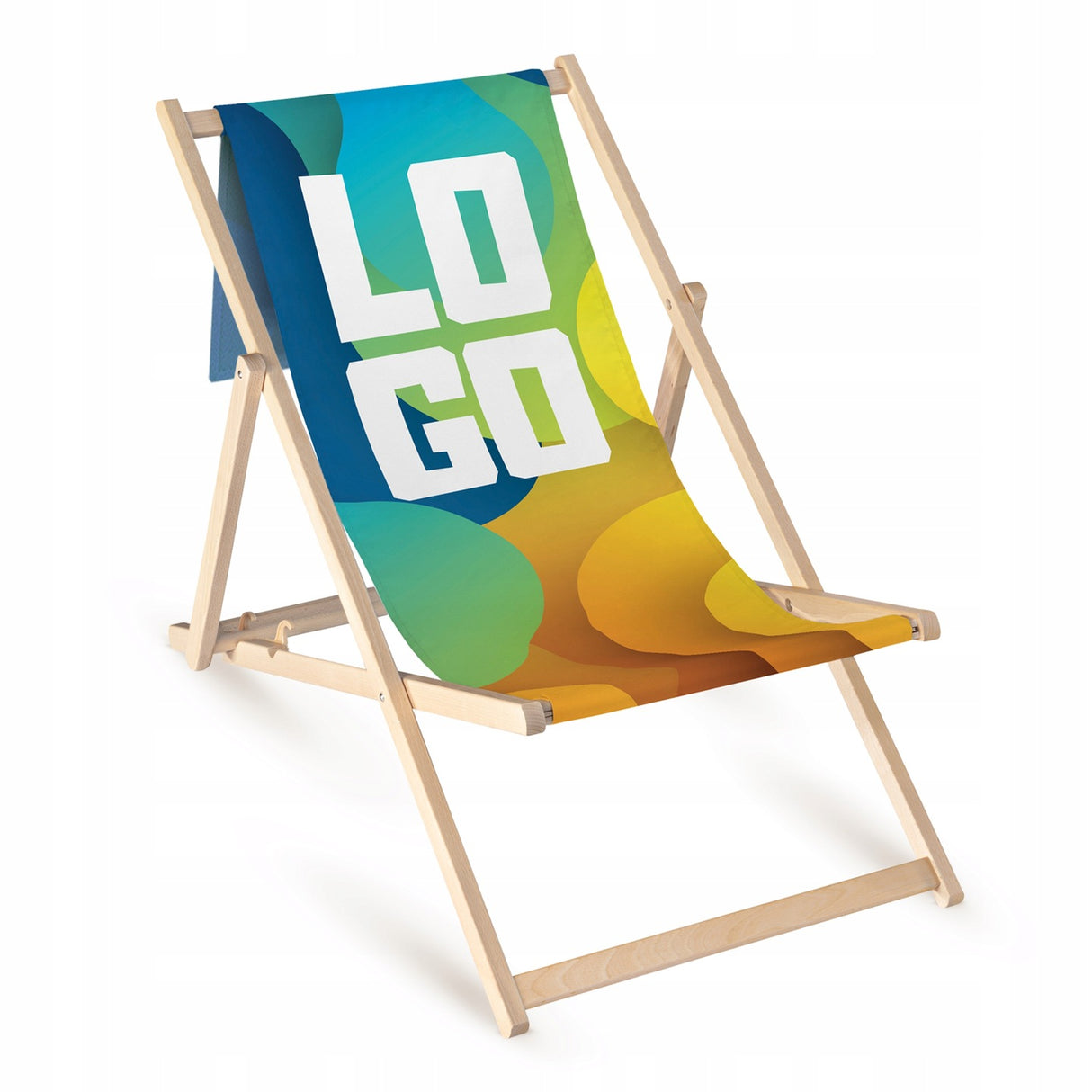 Leżak drewniany - REKLAMOWY + zwiewka
