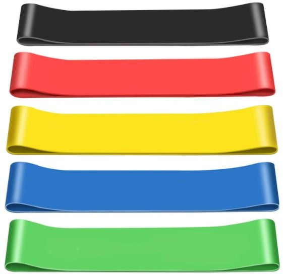 Gumy oporowe do ćwiczeń 5szt